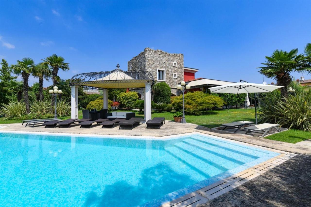 Private Luxury Villa With Pool Moniga del Garda Exterior foto